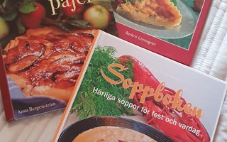 Ruotsinkieliset keitto-/leivontakirjat