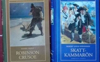 Robinson Crusoe/Varghunden/Skattkammarön