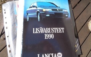 Lancia 1990-lisävarusteet