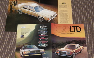 1981 Ford LTD esite - KUIN UUSI - 16 sivua