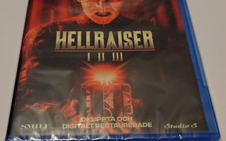 BLURAY Hellraiser 1-3 (muoveissa)