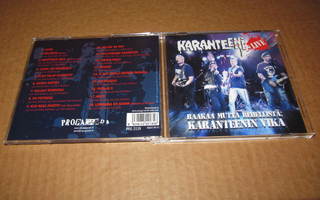 Karanteeni CD LIVE!  v.2017  UUDENVEROINEN !