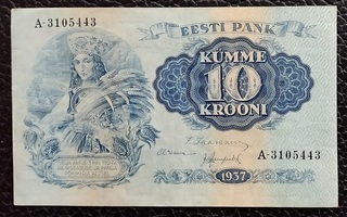 Eesti 10 Krooni 1937 kl 8