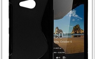 Lumia 550 - Musta geelikuori & suojakalvo #23517