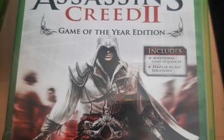 XBOX 360 Assassins Creed 2+ kotelo + ohjeet