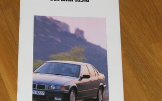 1992 BMW 325td esite - KUIN UUSI - 30 sivua