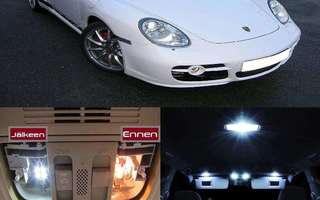 Porsche Cayman / Boxster (987) Sisätilan LED -muutossarja