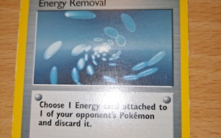 Trainer Energy Removal 92/102 Base set common card