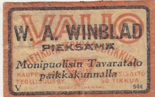 Pieksämä, W. A. Winblad.   V 544. a122