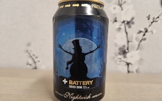 Nightwish-energiajuomatölkki Battery *HARVINAISUUS*