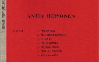 Levyttänyt Anita Hirvonen