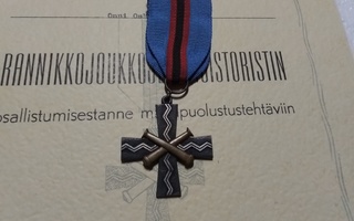 Rannikkojoukkojen muistoristi ja myöntökirja