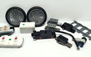 Lego Technic kauko-ohjaimia, moottoreita yms