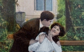Antiikkikortti: romanttinen v. 1910 /ulkomainen