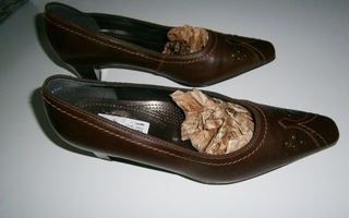 Tummanruskeat naisten kengät, koko 39 (Jenny by ara)