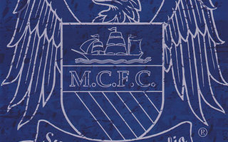 MANCHESTER CITY F.C. Syntymäpäiväkortti+rintamerkki CITY FC