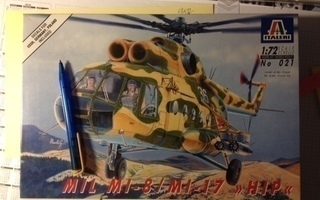 Mil Mi-8 helikopteri pienoismalli 1/72 koottava HIP
