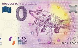 *0-EURO*PORTUGAL 2019-2*DOUGLAS DC-3*AITO EURO-SETELI*