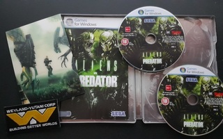 PC DVD: Aliens vs Predator peli (2010) Steelbook