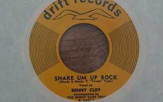 BENNY CLIFF - The Breaking Point/Shake Um Up Rock 7"