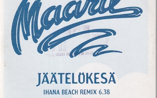 Maarit - Jäätelökesä (Ihana Beach Remix) (CD, Single, Promo)