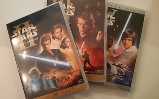 Star Wars, Episodit 2, 3 ja 4 - DVD setti