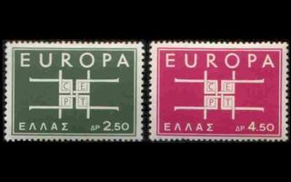 Kreikka 821-2 ** Europa (1963)