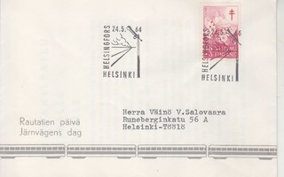 Erikoisleima 24.5 1964 Rautatie aihe