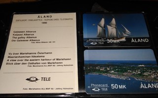 Åland Ahvenanmaa 1990 Puhelinkortit