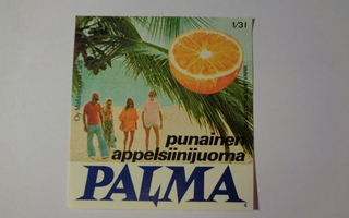 Etiketti - Palma punainen appelsiinijuoma
