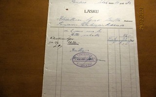 1918 Tampere Satulasepänliike lasku