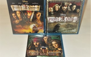 PIRATES OF THE CARIBBEAN x 3 BD