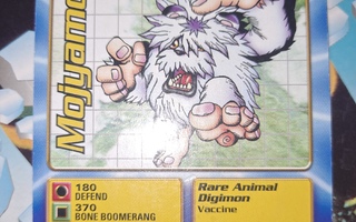 Mojyamon 1999 bandai digimon card