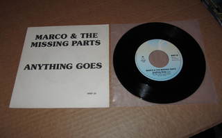 Marco & The Missing Parts 7" Anything Goes,PS v.1988 EX/EX