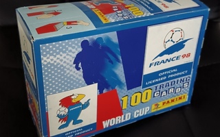 Panini World Cup 1998 avaamaton korttilaatikko