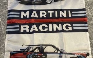 Lancia Delta Integrale Group B seinälippu Martini