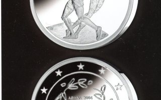 ATHENS 2004 OLYMPIC COIN PROGRAM- mainoskortti