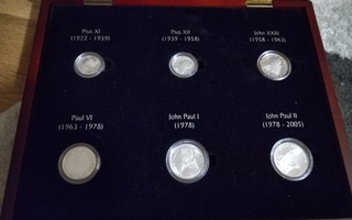 The Popes Of the XX century - Silver coin collection Vatican