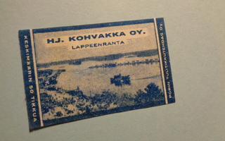 TT-etiketti Hj. Kohvakka Oy, Lappeenranta