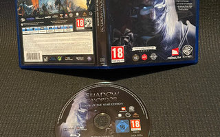 Middle Earth Shadow of Mordor - Game of the Year Edition PS4