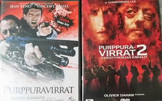 Purppuravirrat 1 (2000) & ja 2 (2004)  -3DVD