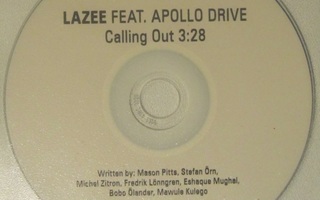 Lazee Feat. Apollo Drive • Calling Out PROMO CDr-Single