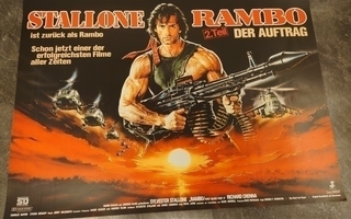 Rambo : First Blood Part II - elokuvajuliste ( 84 x 59 cm )