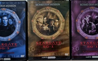 STARGATE SG-1 KAUDET 1,2 JA 3 DVD