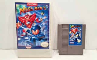 NES - Mega Man 5 (PAL-B SCN, vuokrakotelo?)