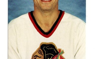 Bob Sauve Chicago Blackhawks Team Issue Postcard