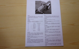 Ford 4000 traktori tekniset tiedot ym 15 sivua