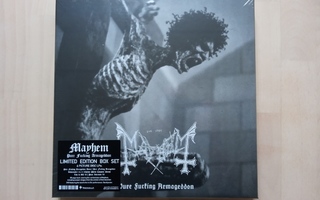 Mayhem - Pure Fucking Armageddon Box Set 6x LP DVD Cassette