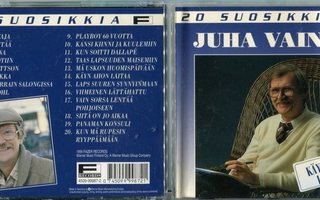 JUHA VAINIO . CD-LEVY . 20 SUOSIKKIA - KÄYN AHON LAITAA