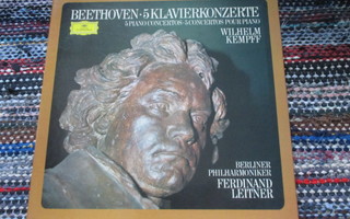 Beethoven: Pianokonsertot. Wilhelm Kempff / Leitner DGG 4LP